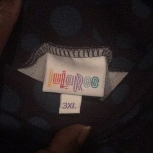 Brown with teal polka dots..GUC..pretty